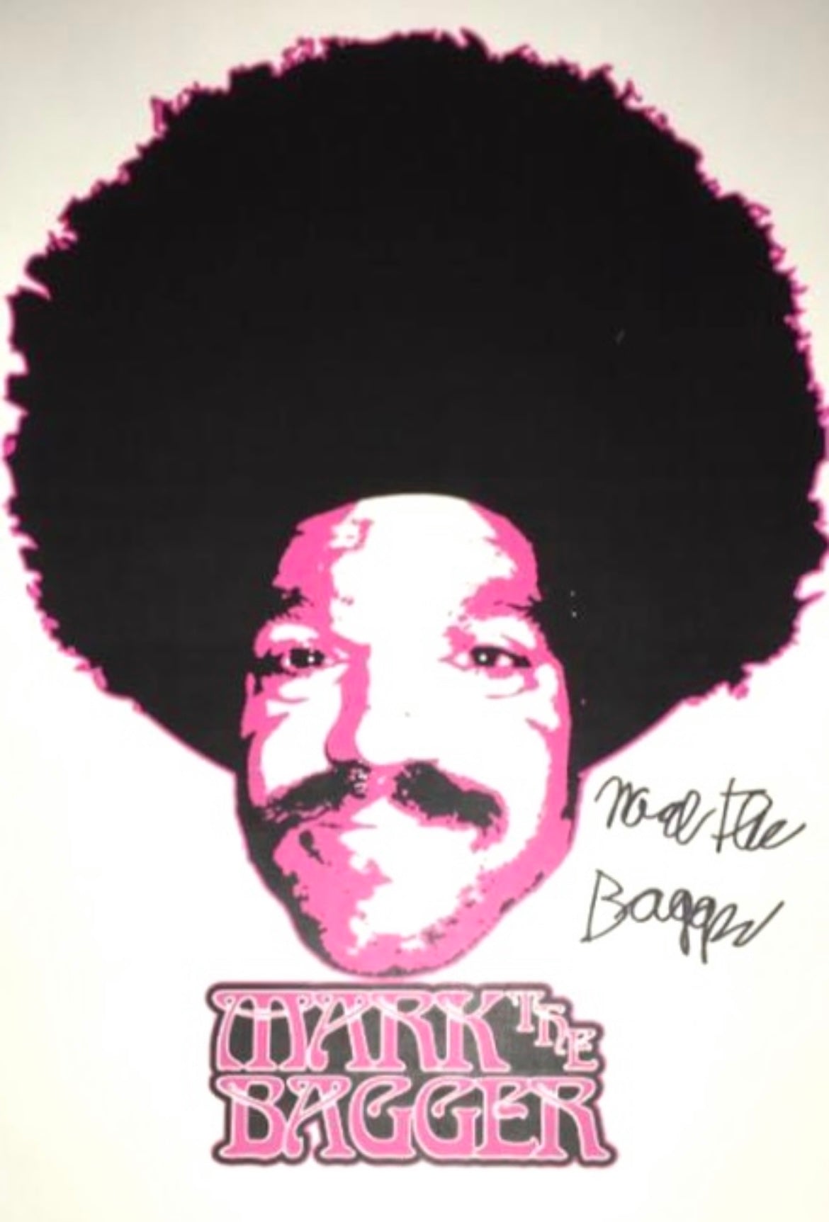 Mark the Bagger - Afro Poster