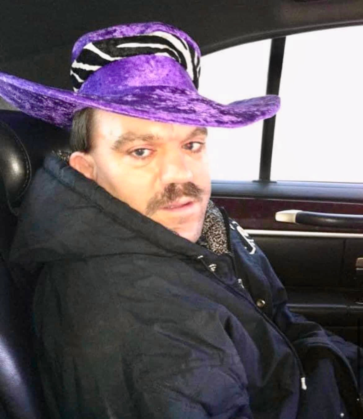 Mark The Bagger Signed Pimp Hat Photo Mark The Bagger Store Mark the bagger signed pimp hat photo mark the bagger store